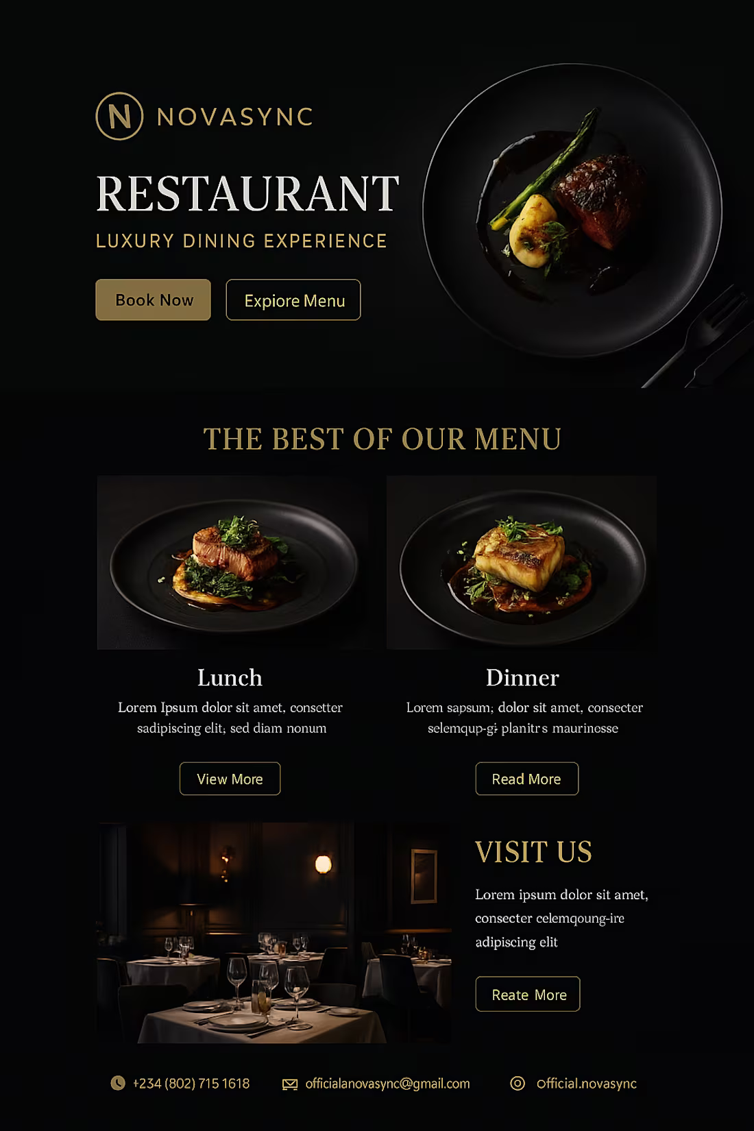 Cover image for high-converting restaurant websites that blend luxury aesthe...