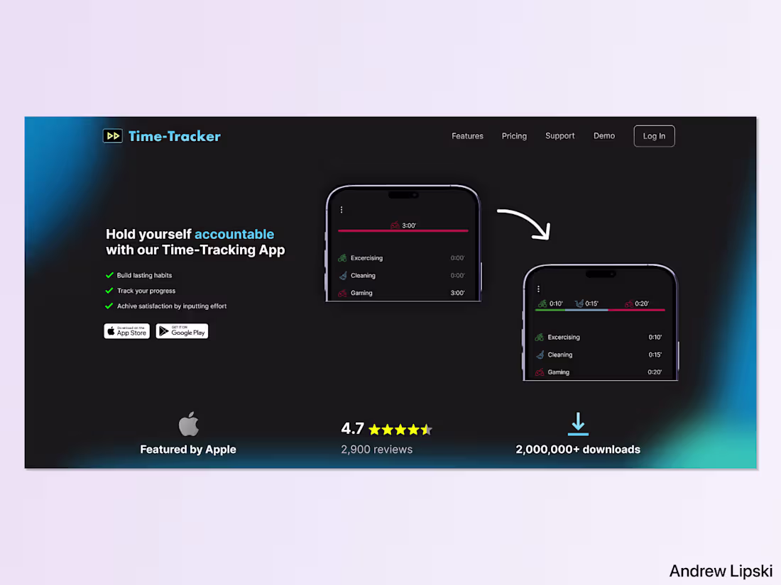 Cover image for Website for a Productivity App