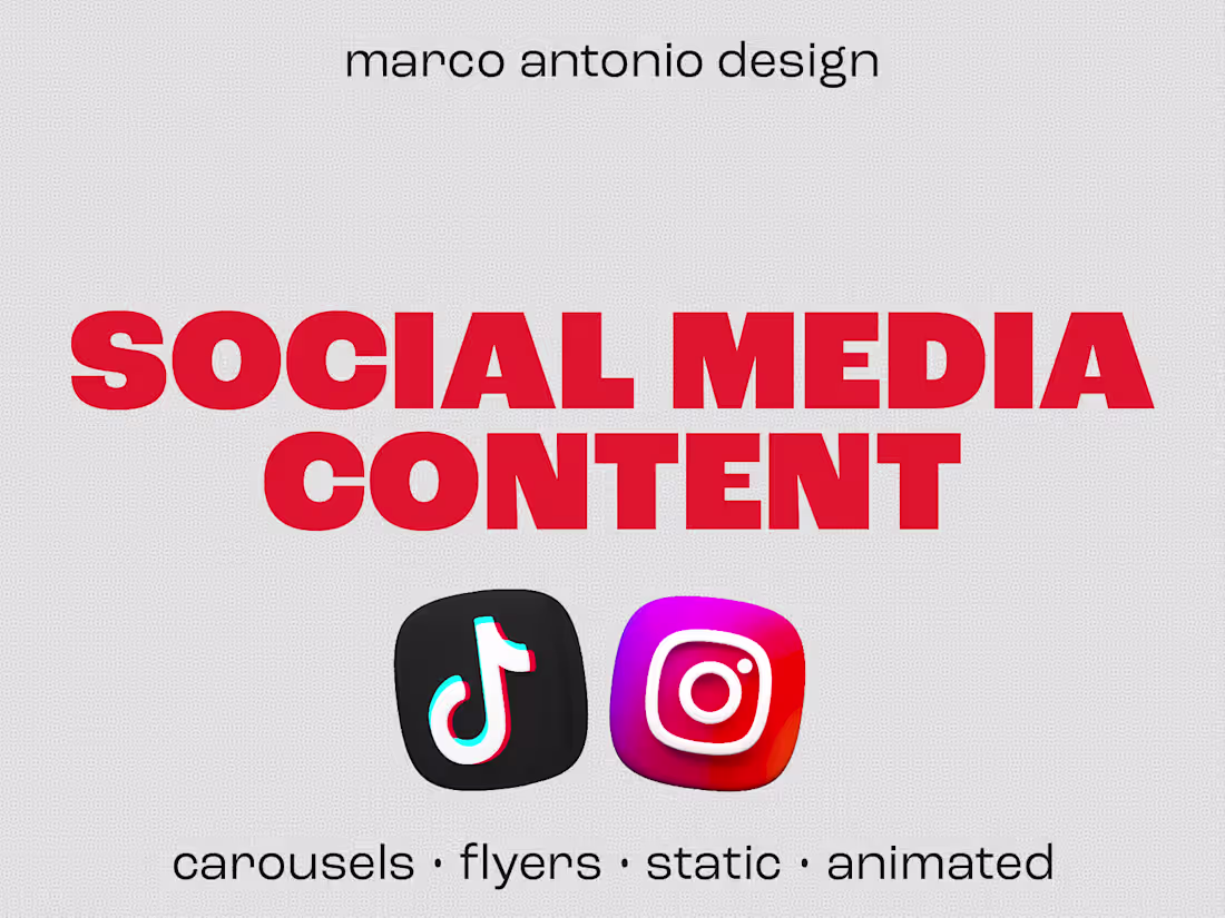 Cover image for Graphic Design - Social Media Content