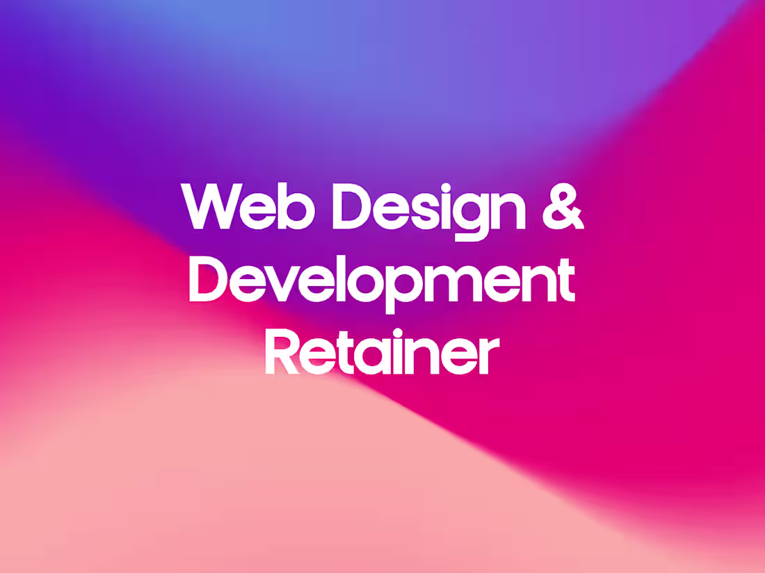 Cover image for Retainer - Full service Web design and development