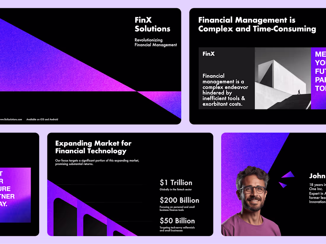 Cover image for FinX Solutions | Pre Seed Pitch Deck