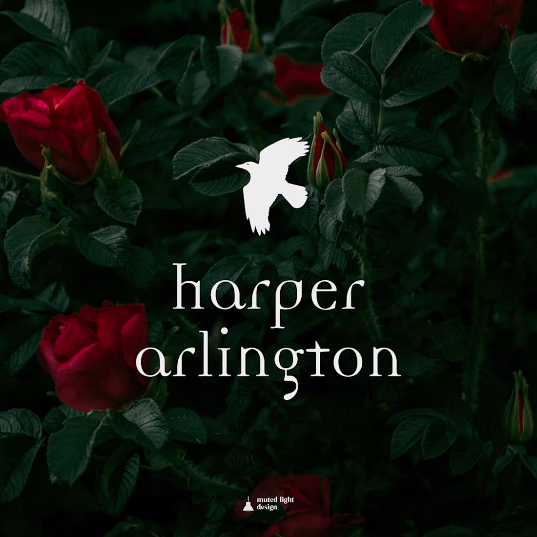Cover image for HARPER ARLINGTON - Gothic Wedding Planner Visual Identity