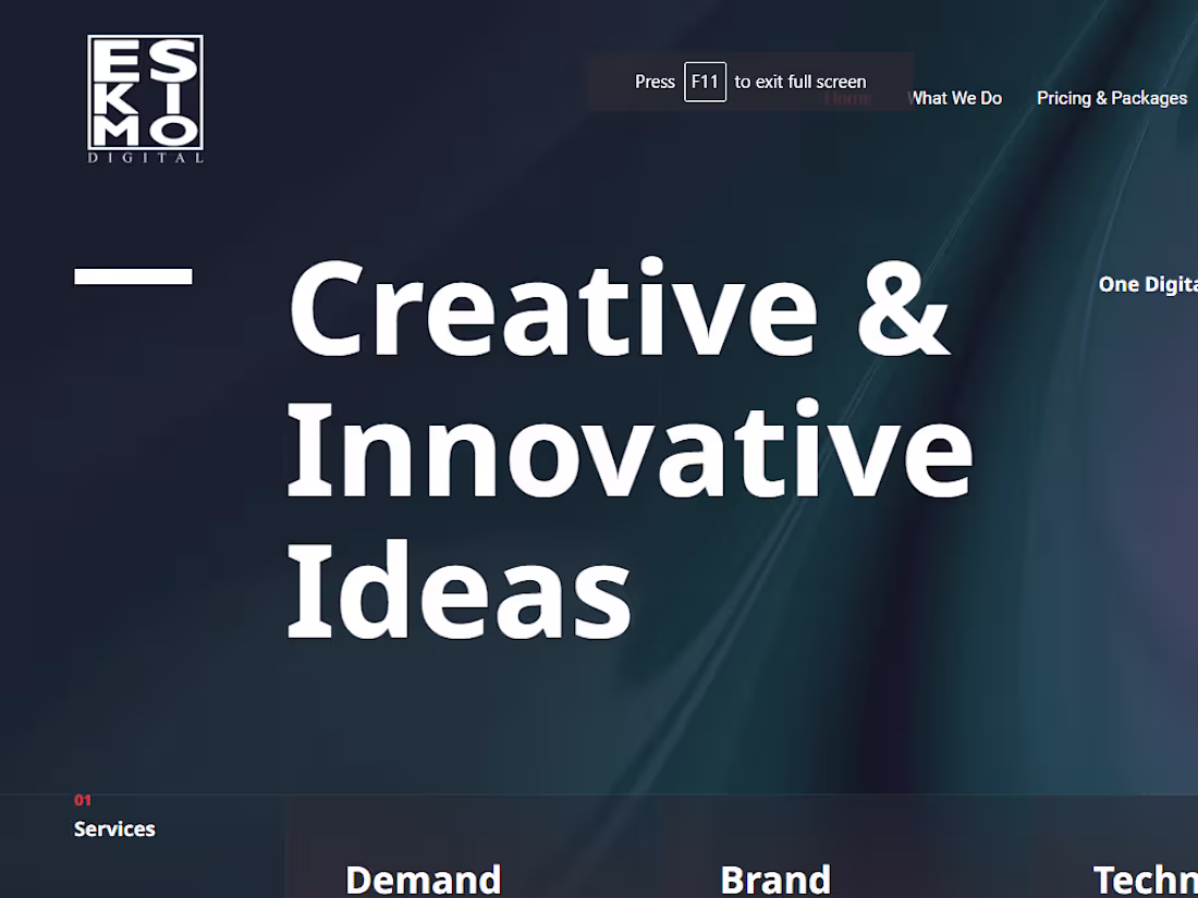 Cover image for Eskimo Digital Sales Website Development