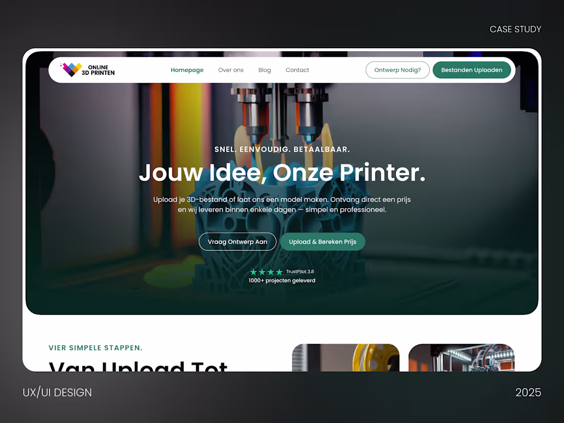 Cover image for Online 3D Printen