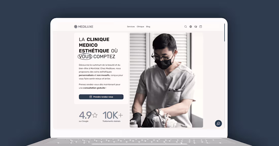 Cover image for Mediluxe | Website redesign