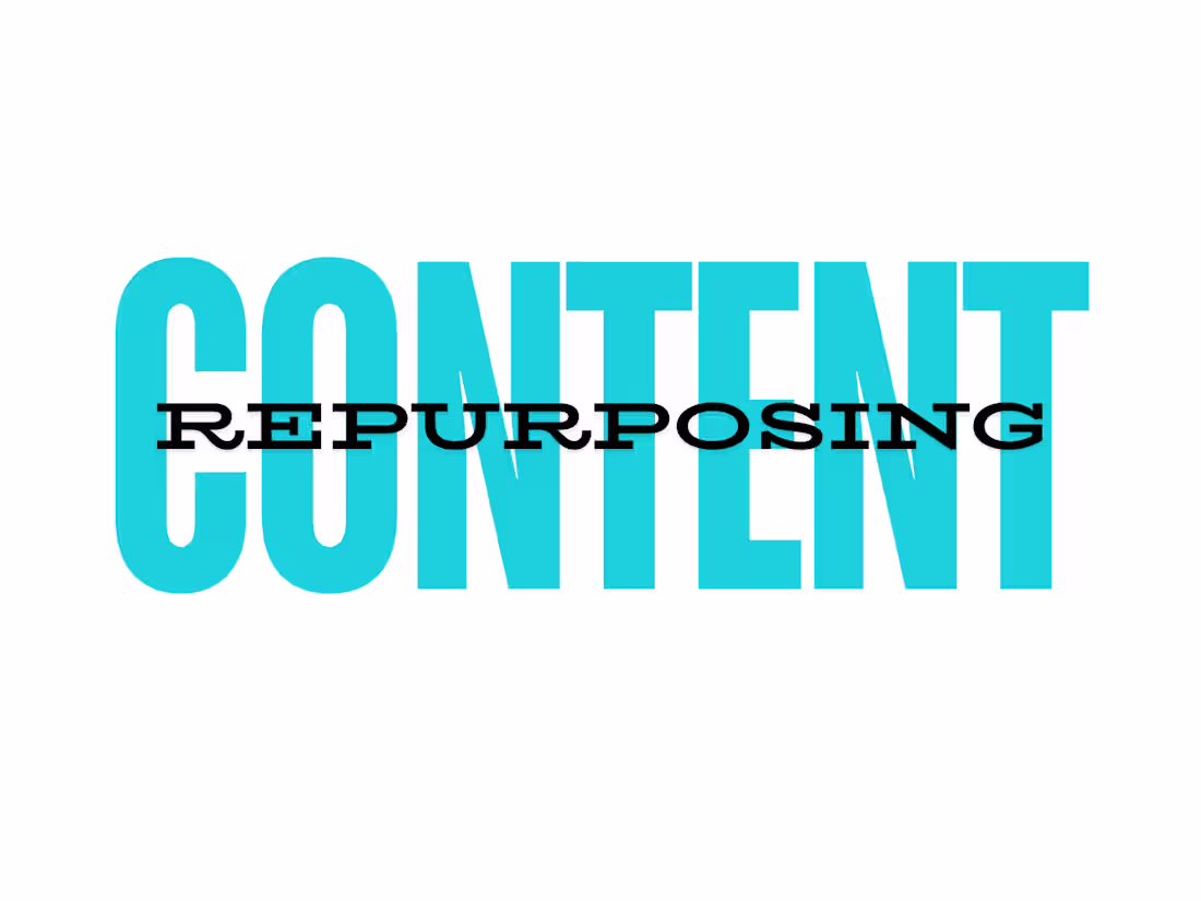 Cover image for Repurposing content