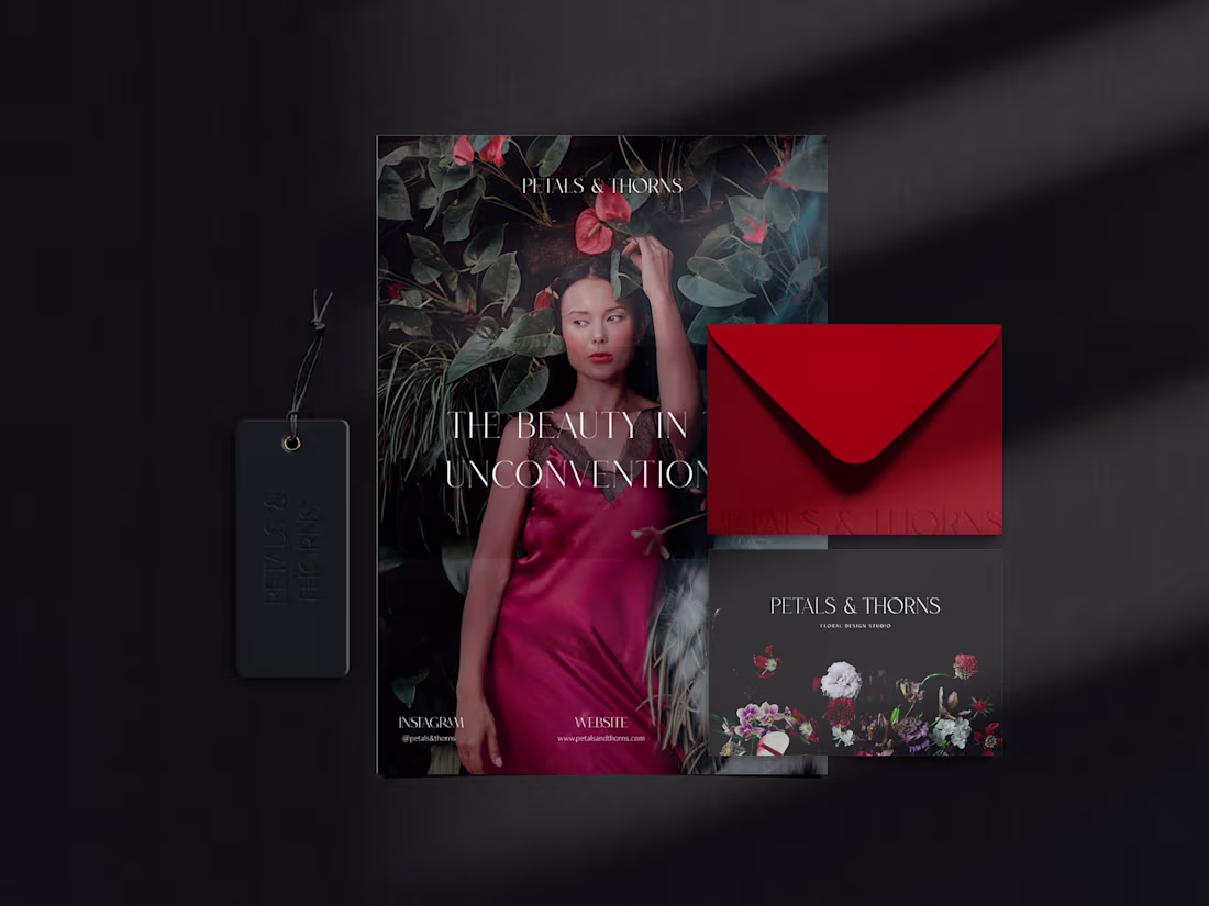 Cover image for Petals & Thorns — Brand Identity Design
