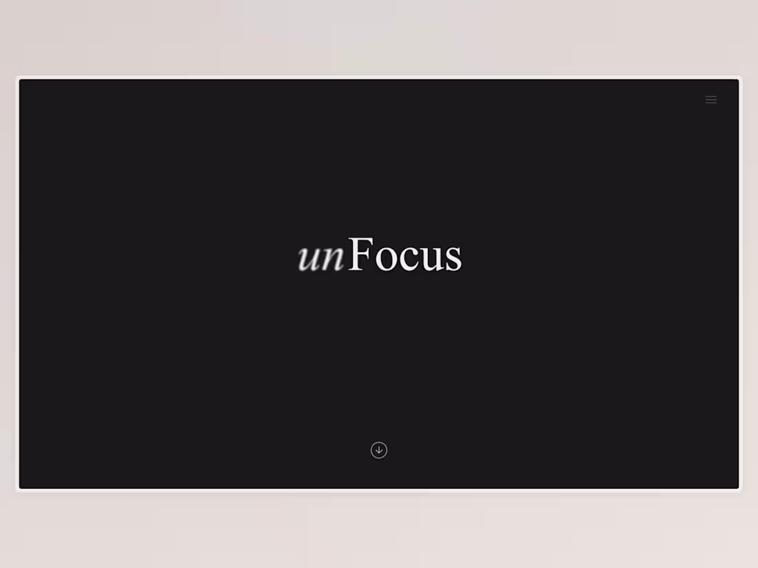 Cover image for UnFocus