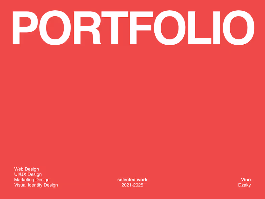 Cover image for Design Portfolio 2025