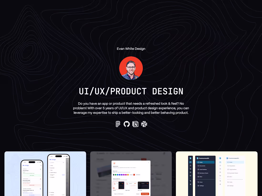 Cover image for Design • UI/UX/Product