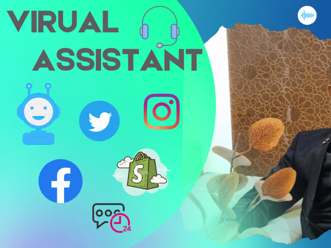 Cover image for Virtual assistant for business and social media management