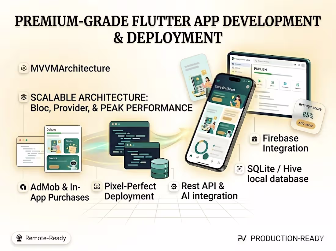 Cover image for Flutter App Idea to Play Store (Full Build)