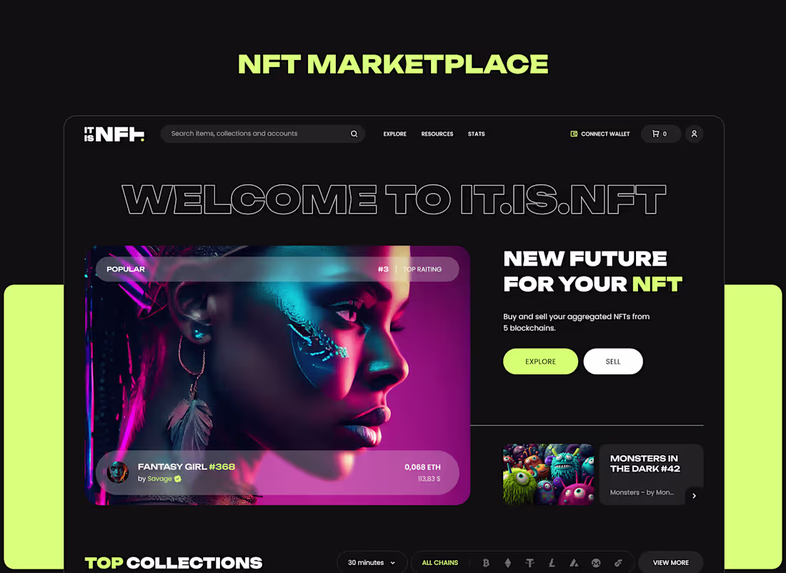 Cover image for NFT marketplace