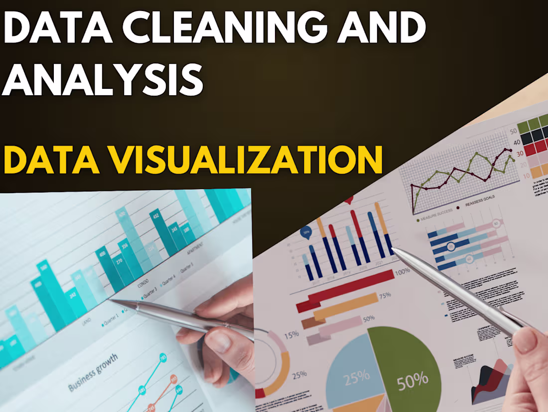 Cover image for DATA CLEANING, ANALYSIS AND VISUALIZATION In Charts and Graphs 