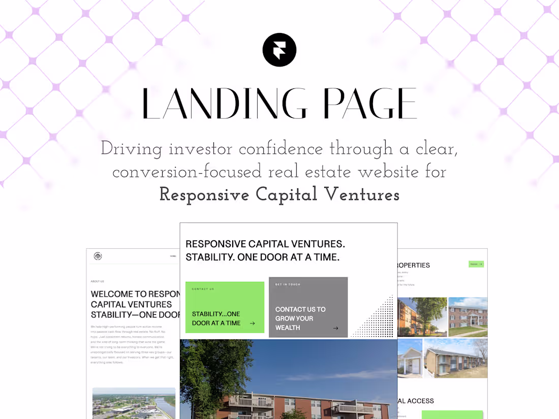 Cover image for Real Estate Website Development in Framer