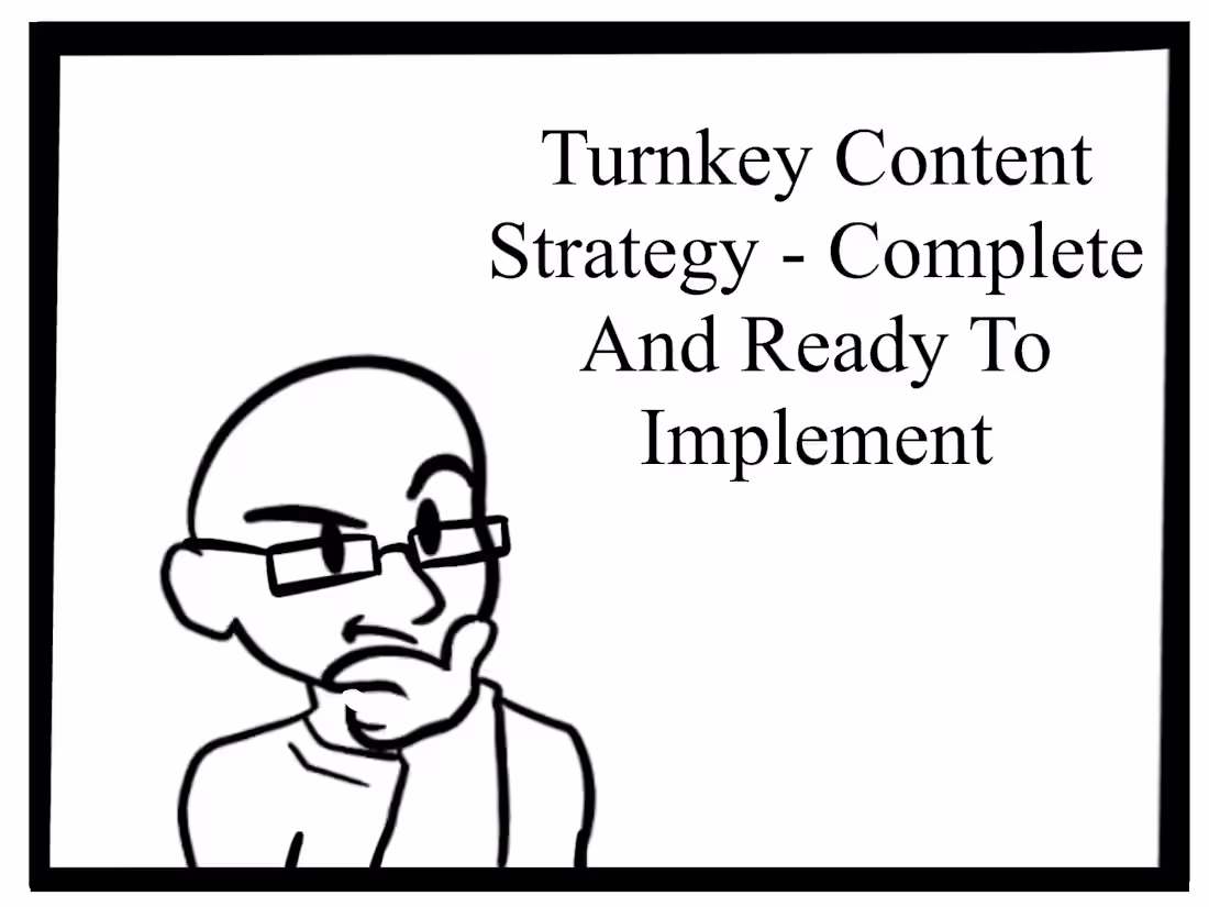 Cover image for Turnkey Content Strategy and Plan