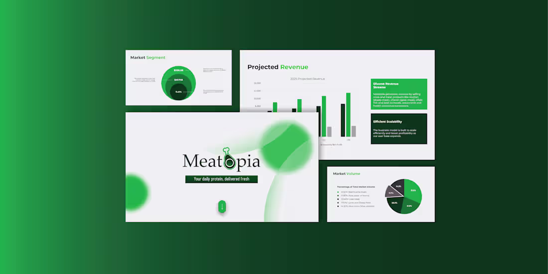 Cover image for Meatopia: Presentation Design for Safe Meat Solutions