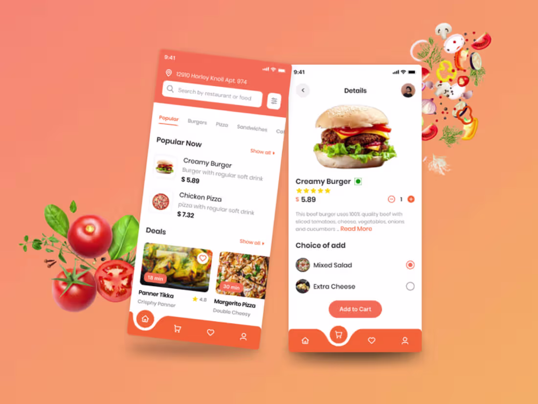 Cover image for Online Food delivery app