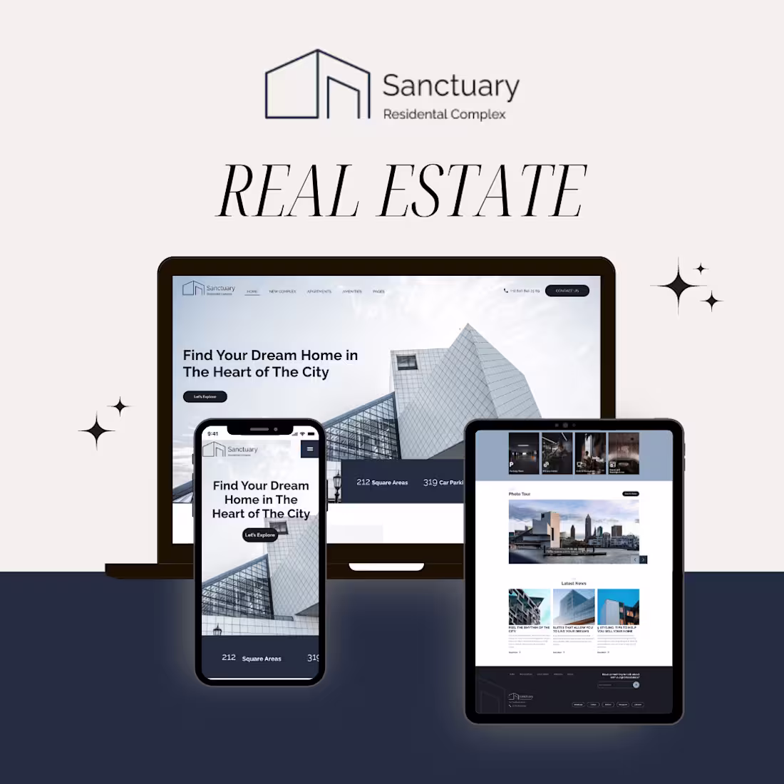 Cover image for Real Estate website
