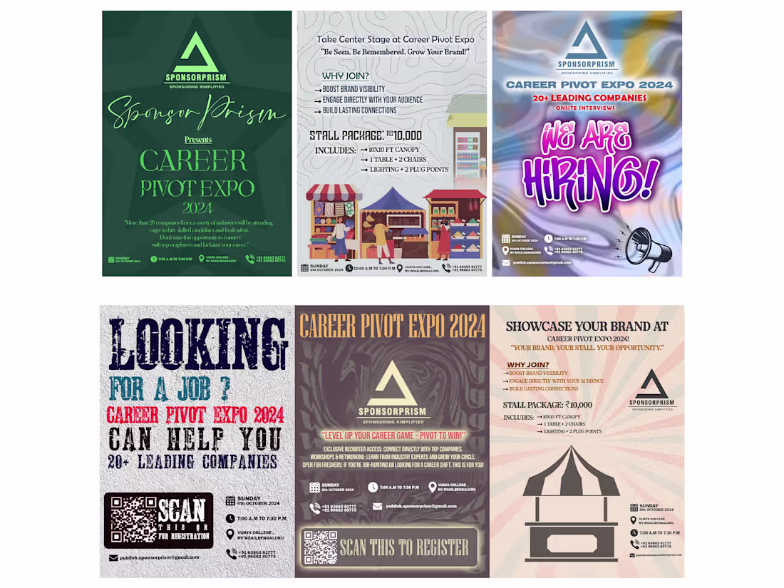 Cover image for SponsorPrism | Career Pivot Expo Visual Identity