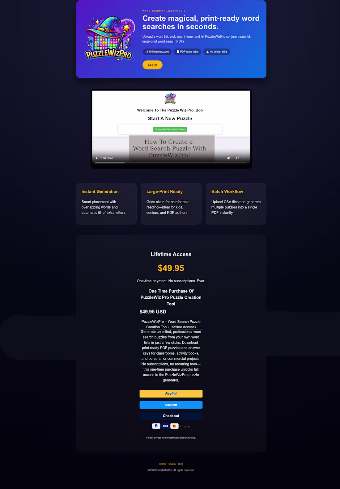 Cover image for PuzzleWizPro — AI-Powered Puzzle &