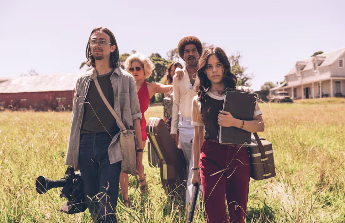 Cover image for “X” pays homage to the slasher horror genre