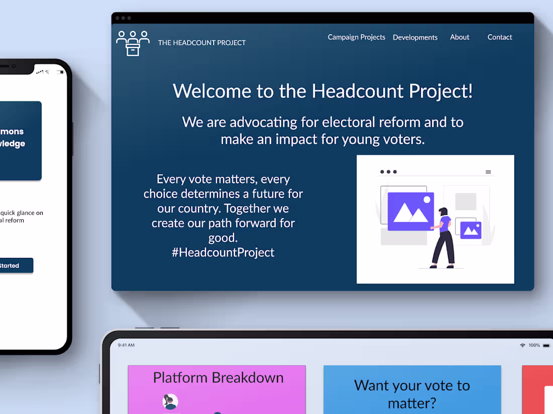Cover image for The Headcount Project | Mixed Media