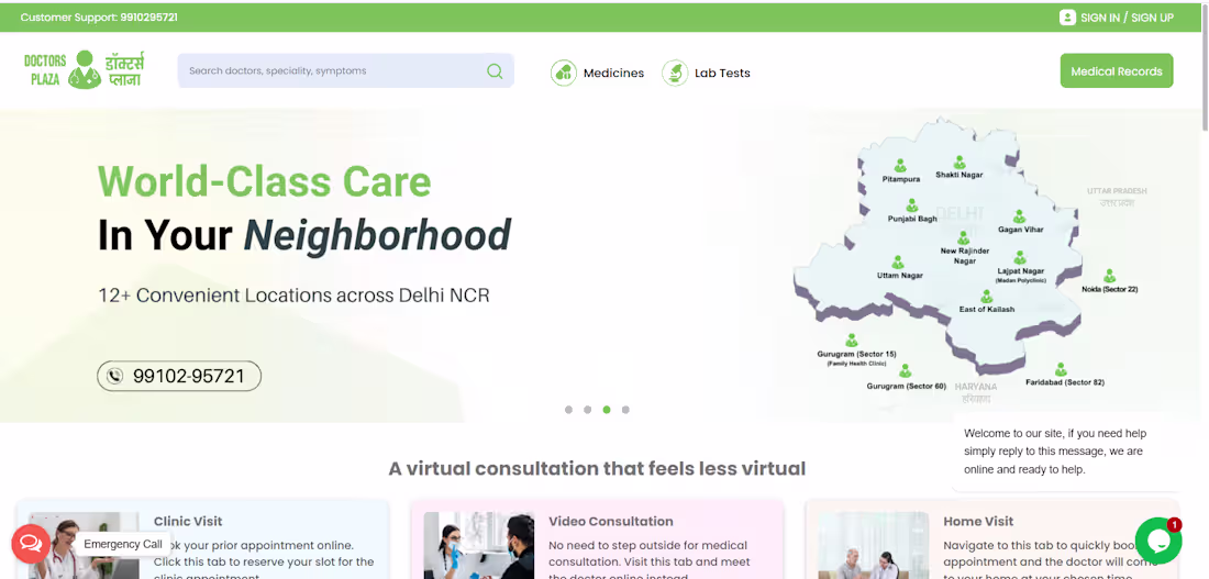 Cover image for Doctors Plaza (https://www.doctorsplaza.in/)