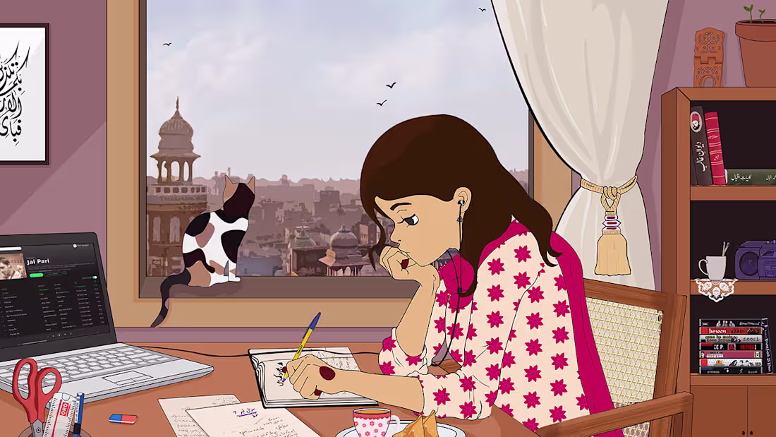 Cover image for Pakistani Lo-fi Hip Hop girl