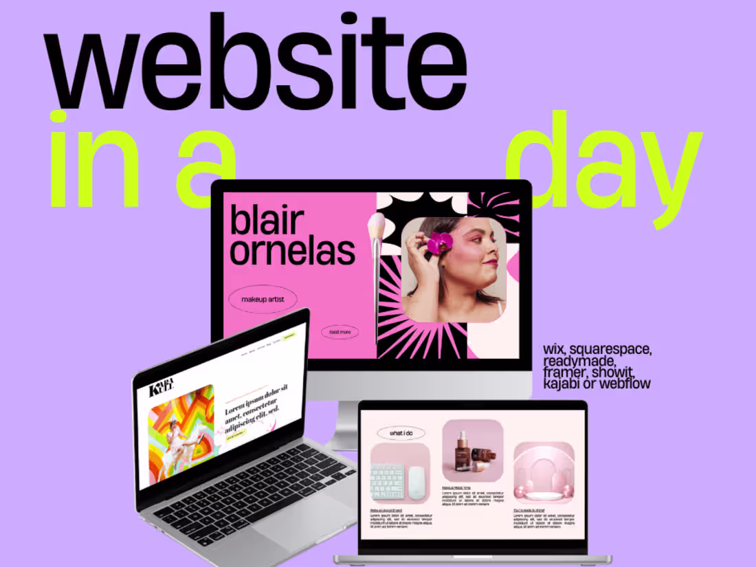 Cover image for Website in a day! 🌪️