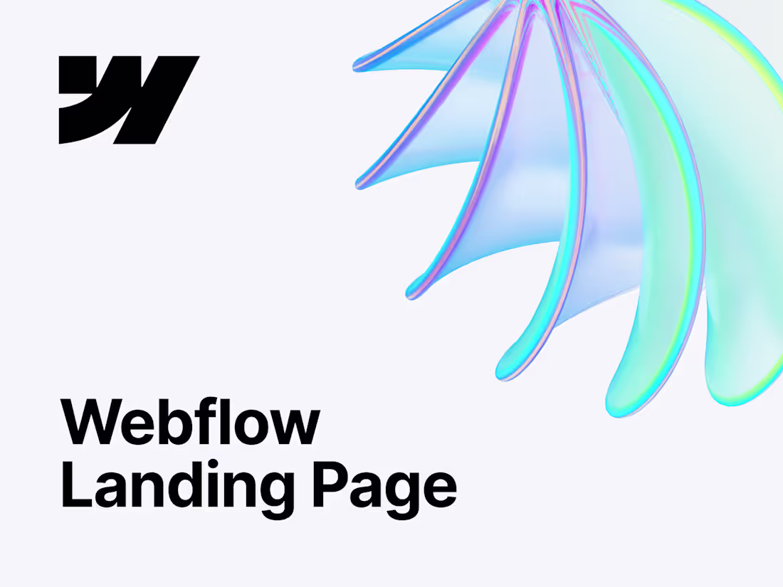 Cover image for Webflow Landing Page Development