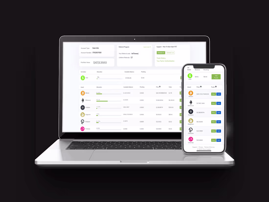 Cover image for CRYPTO LANDING PAGE