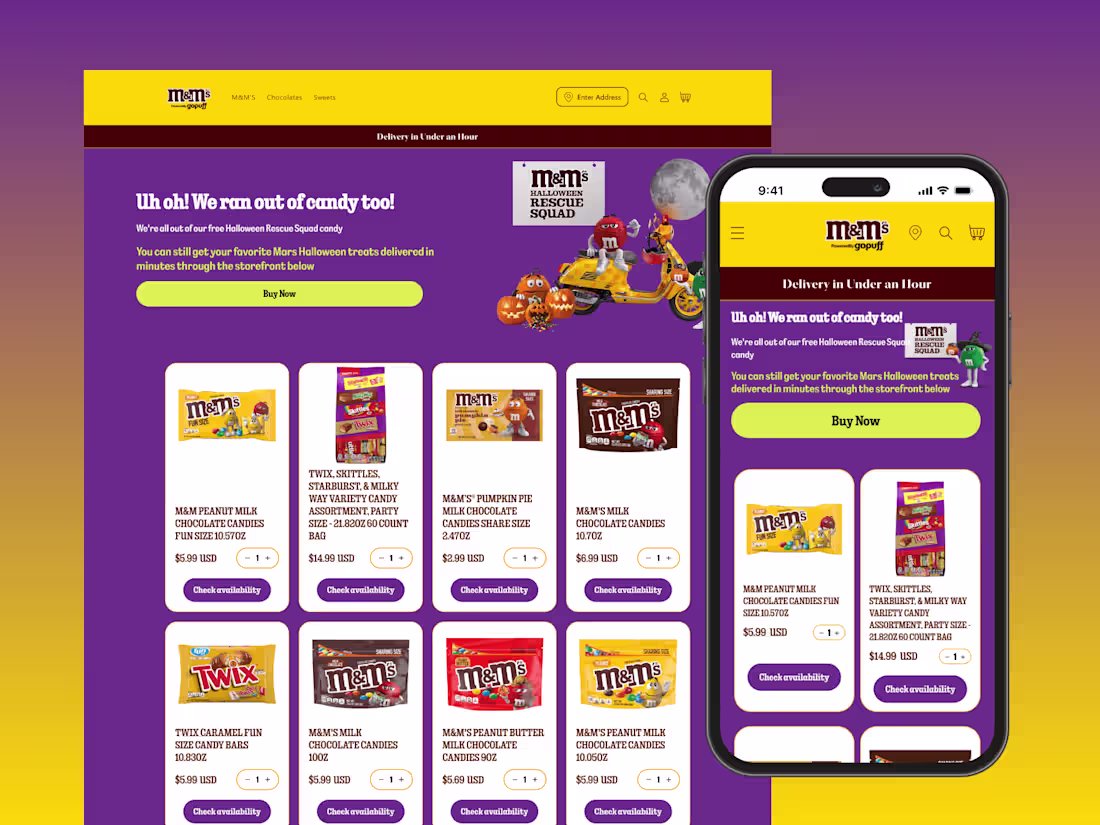 Cover image for M&M's® Halloween Sale