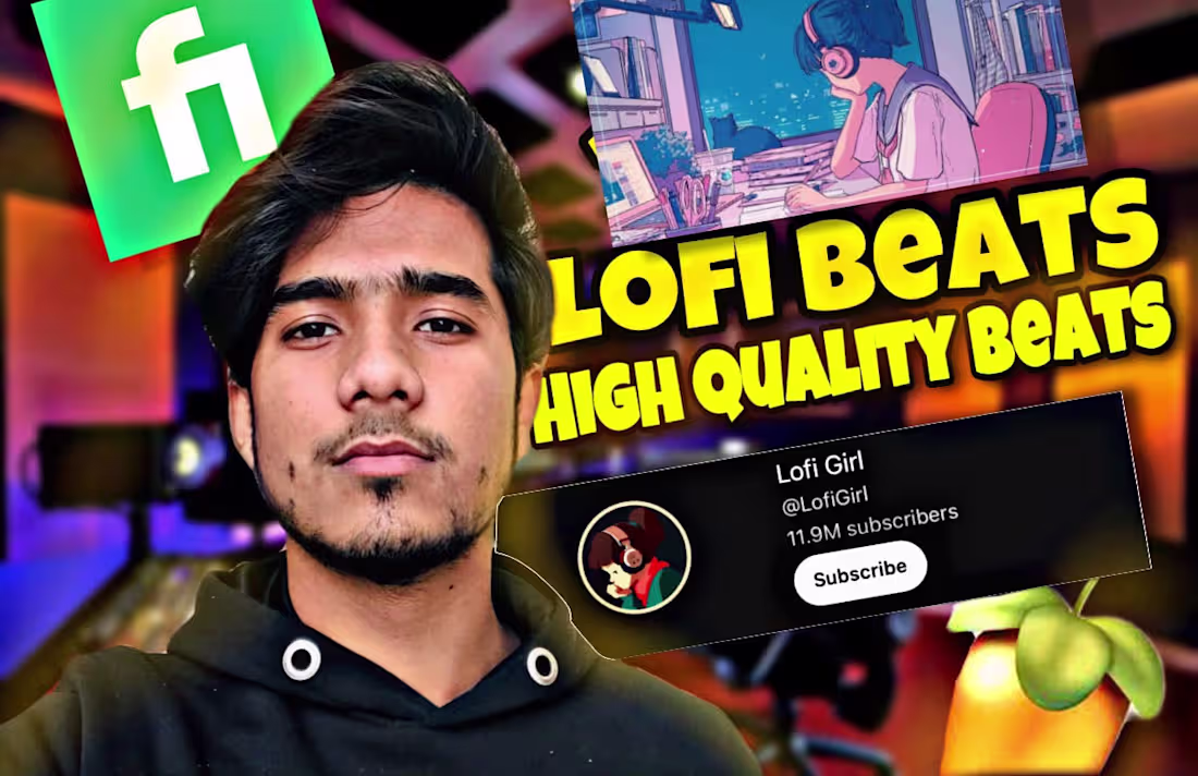 Cover image for I will make 30 to 100 lofi music bundle pack for you.