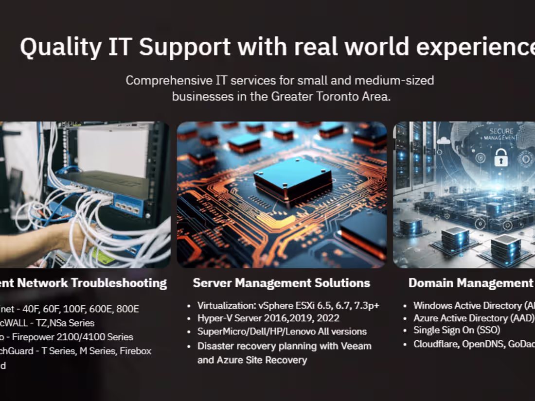 Cover image for Fast IT Services & Support in Greater Toronto Area | Mclean IT …