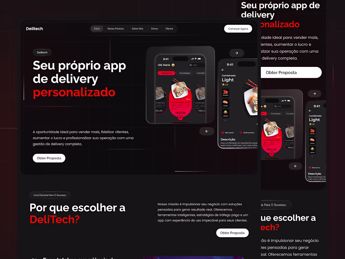 Cover image for Delitech – Landing Page