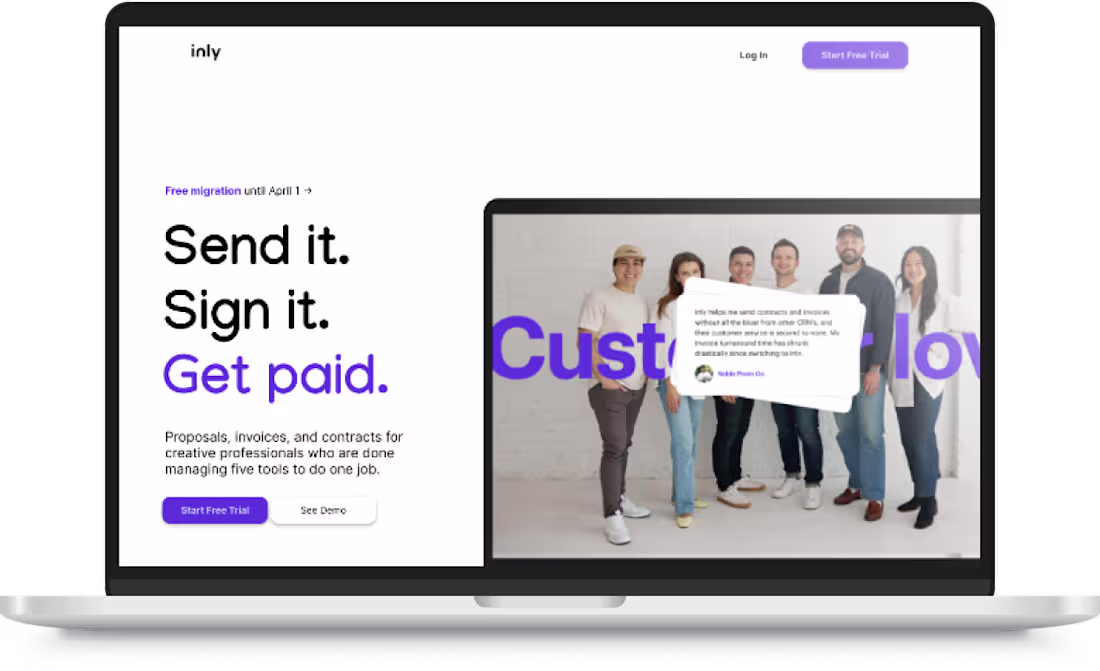 Cover image for SEND IT. SIGN IT. GET PAID