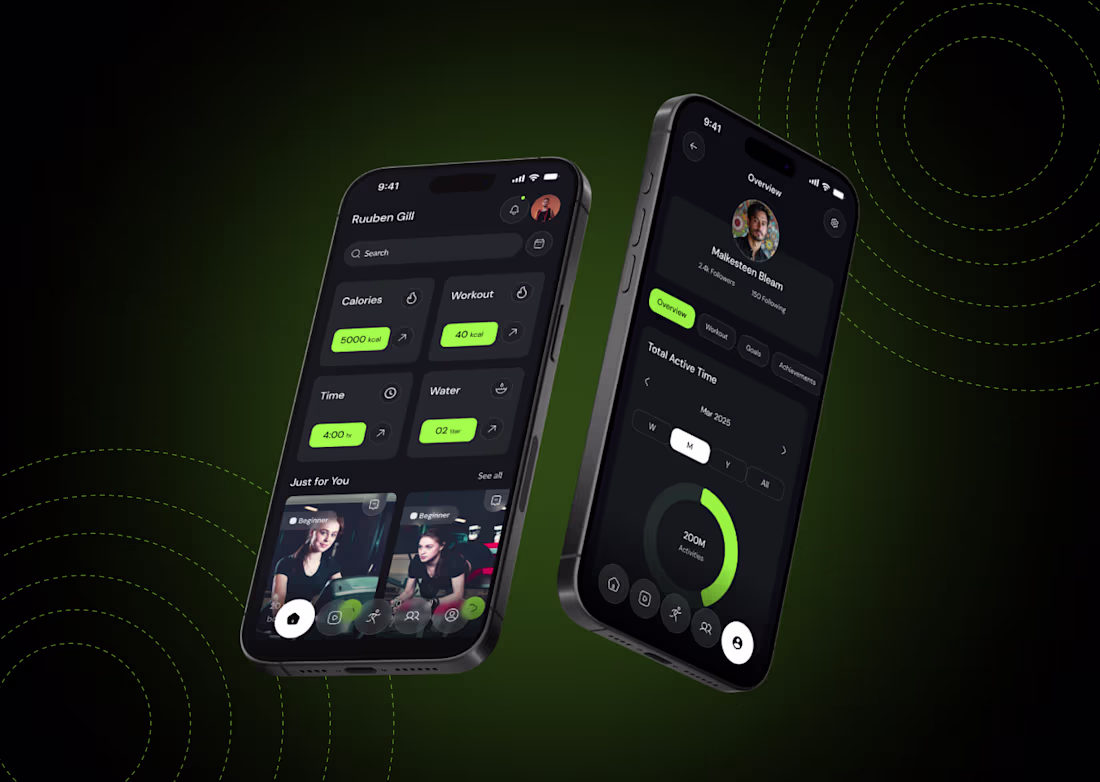 Cover image for Profile Page - Fitness Mobile App 