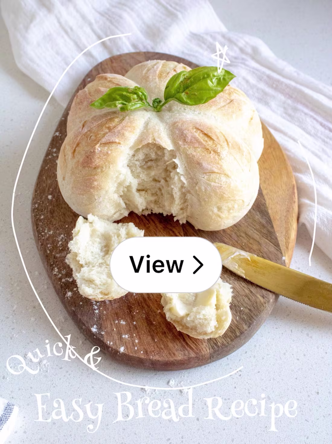 Cover image for Quick & Easy Bread Recipe