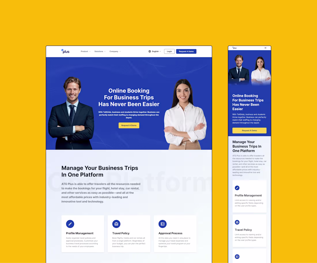 Cover image for ATG Plus: Premium business trips