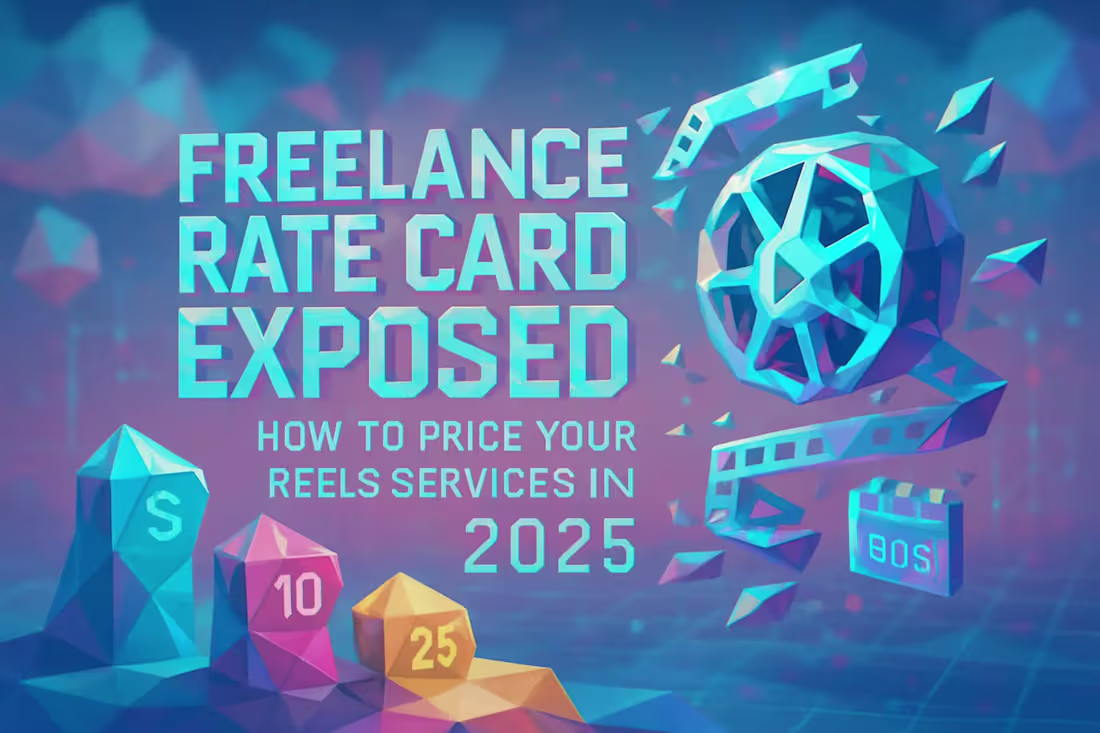 Cover image for Freelance Rate Card Exposed: How to Price Your Reels Services in 2025