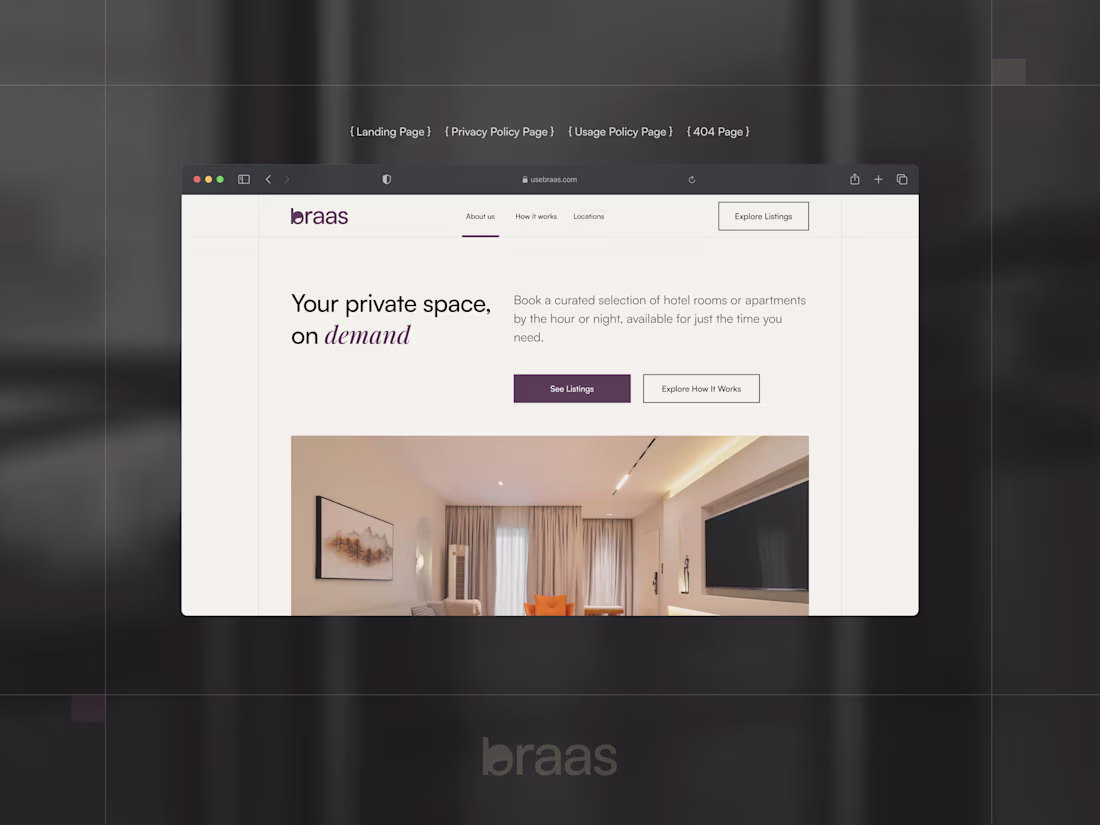 Cover image for Braas Website Design and Development