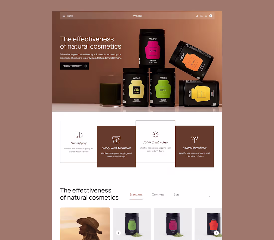 Cover image for Elevating a Shopify Cosmetics Brand Through Strategic Design