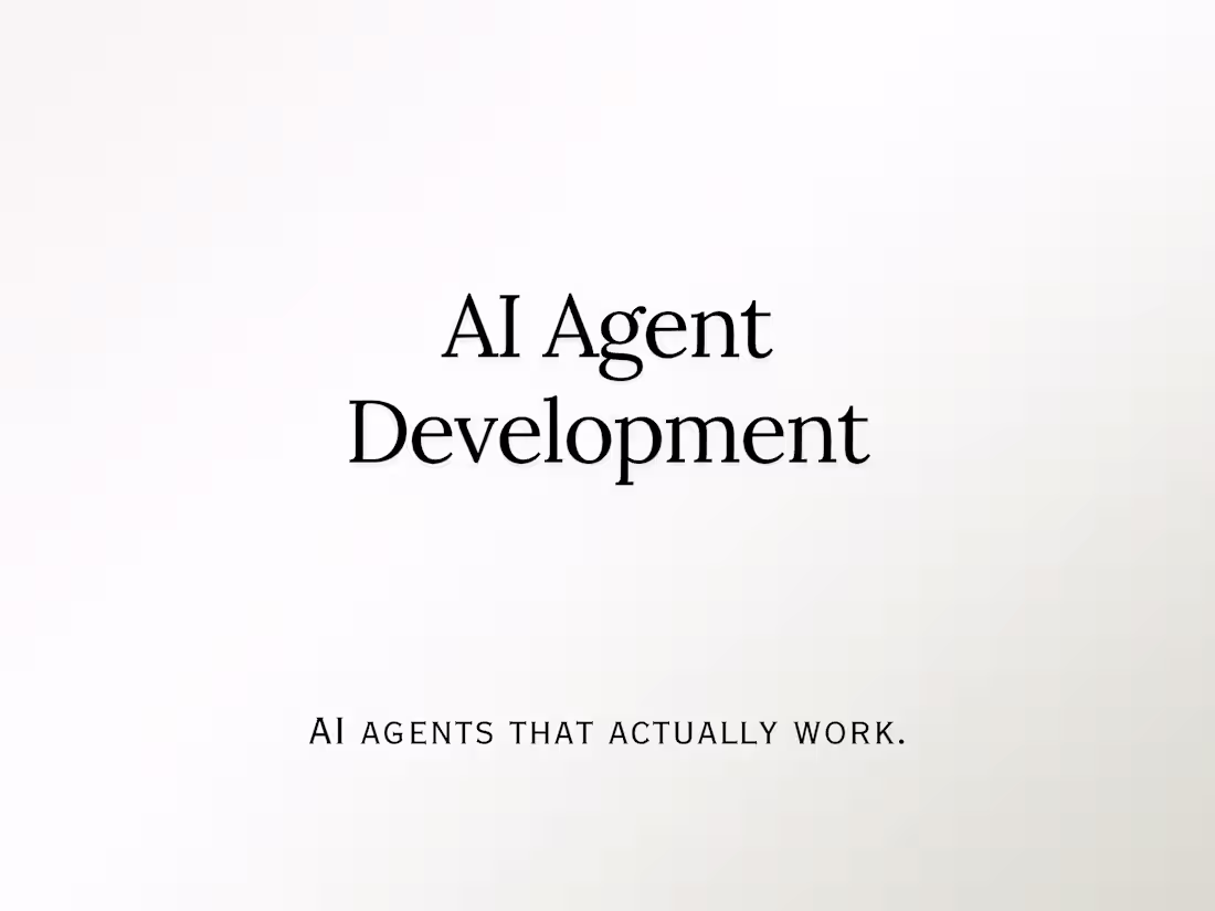 Cover image for Custom AI agents that think, act and execute real business tasks