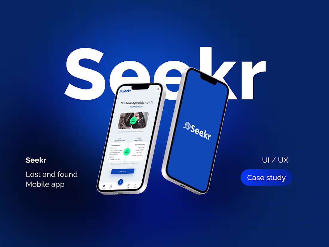 Cover image for Seekr | Item Recovery Mobile App