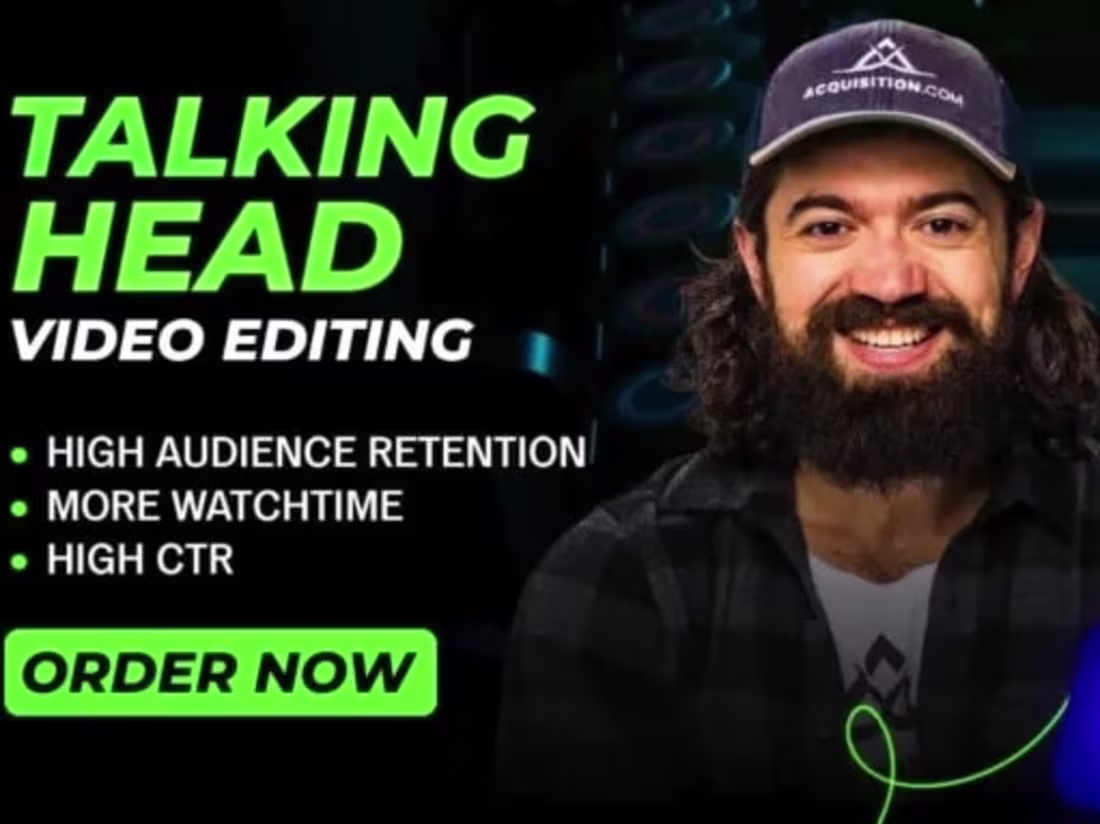 Cover image for Youtube Talking Head Video With Motion Graphics