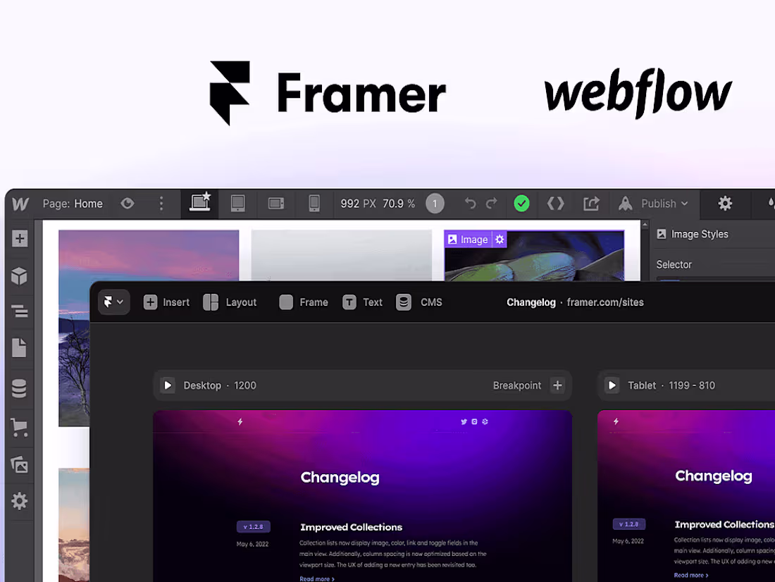 Cover image for Design or Redesign Your Website in Framer or Webflow