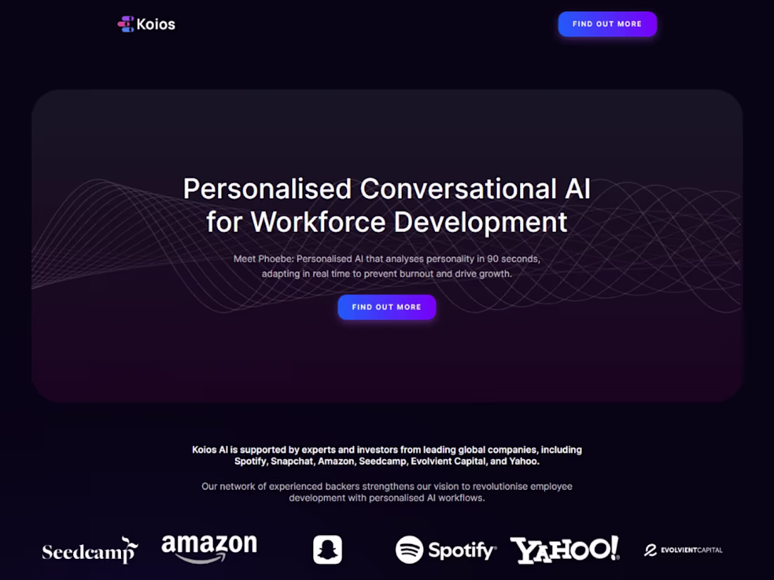 Cover image for Website design Getkoios.ai