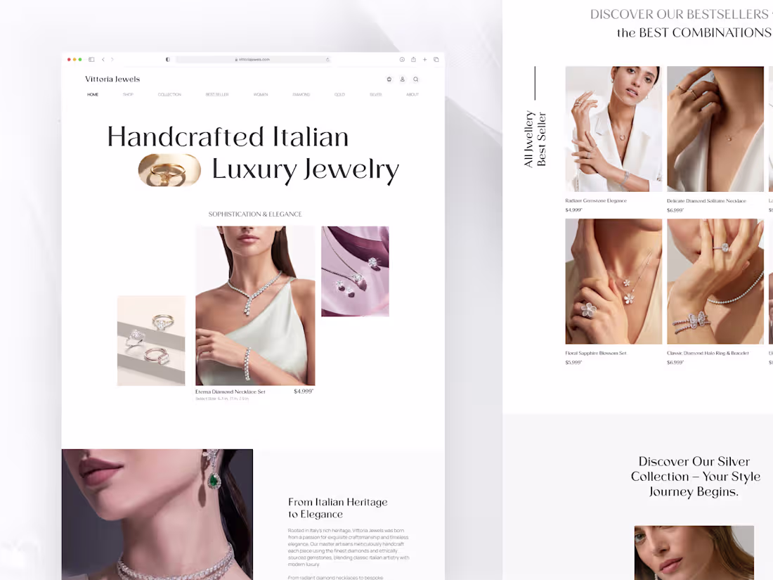 Cover image for Vittoria Jewels: A Luxury Italian Jewelry Experie