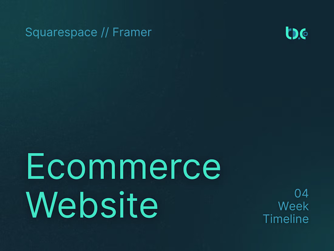 Cover image for eCommerce Website